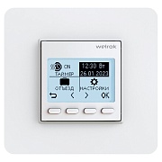 Терморегулятор электронный программируемый для теплого пола Welrok Pro белый