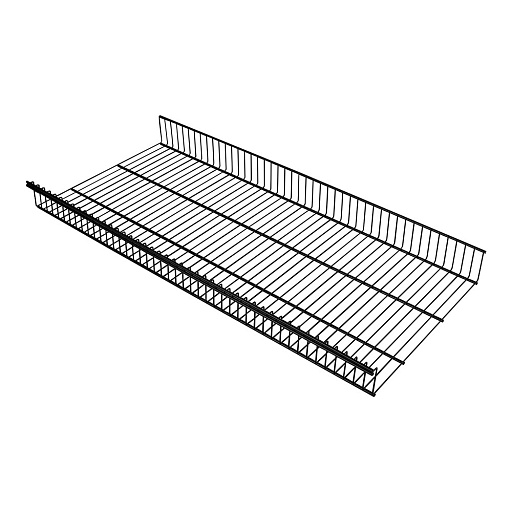 Корзина металлическая черная 903х440х85 мм Титан-GS