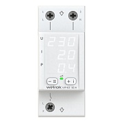 Реле напряжения и контроля фаз модульное Welrok VIP-63 220 В 63 А тип AC цифровое