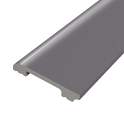 Плинтус экополимер Солид 80х13х2000 мм титан (8UHD 05/80)