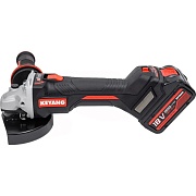 Шлифмашина угловая аккумуляторная Keyang DG20BLH-125SV 18 В 5Ач Li-Ion d125 мм 2 АКБ и ЗУ (22855125)