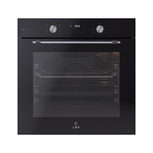 Духовой шкаф электрический встраиваемый Lex EDP 680 BL MAX 595 мм черный