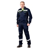 Костюм мужской рабочий Техноавиа Азов 44-46 рост 158-164 см темно-синий