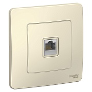 Розетка компьютерная Systeme Electric Blanca встраиваемая молочная RJ45 (BLNIS045002)