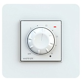Терморегулятор механический для теплого пола Welrok ROL белый