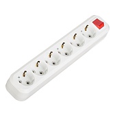 Колодка электрическая 6 розеток Makel 16 А 250 В 2,2 кВт с выключателем белая (MGP231) Колодка электрическая 6 розеток Makel 16 А 250 В 2,2 кВт с выключателем белая (MGP231)