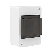 Щит распределительный навесной DKC Frame ЩРН-П пластиковый IP40 140,3х93,8х86,2 мм 4 модуля непрозрачная дверь Щит распределительный навесной DKC Frame ЩРН-П пластиковый IP40 140,3х93,8х86,2 мм 4 модуля непрозрачная дверь