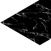 Панель стеновая АБС пластик для кухни 3000х600х0,75 мм крестола black