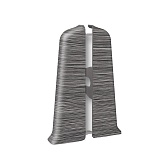 Заглушка торцевая Идеал Деконика 70 мм алюминий темный левая-правая Г-профиль (2 шт.)