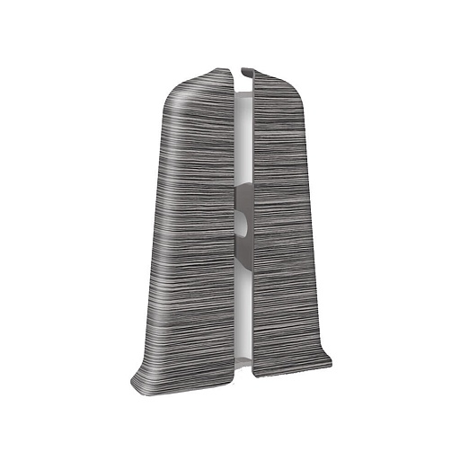 Заглушка торцевая Идеал Деконика 70 мм алюминий темный левая-правая Г-профиль (2 шт.)