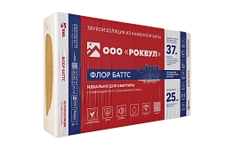 Звукоизоляция Роквул Флор Баттс 25x600x1000 мм 4,8 кв. м - фотография 1