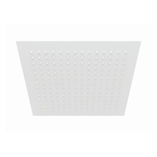 Лейка для верхнего душа WasserKraft 300х300 мм металл белый (A163)