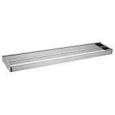 Полотенцедержатель Abber Westen 600 мм двойной на шуруп нержавеющая сталь хром (AA1756)