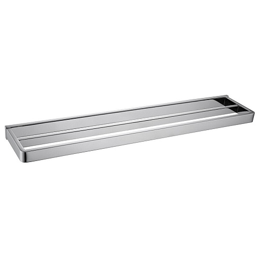 Полотенцедержатель Abber Westen 600 мм двойной на шуруп нержавеющая сталь хром (AA1756)