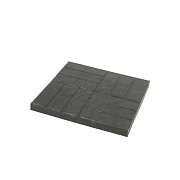Плитка тротуарная 12 кирпичей 330х330х35 черная полимерпесчаная Lel-Eco
