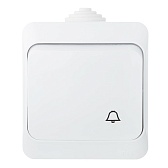 Выключатель Systeme Electric Этюд одноклавишный накладной белый с самовозвратом (KA10-041B) Выключатель Systeme Electric Этюд одноклавишный накладной белый с самовозвратом (KA10-041B)