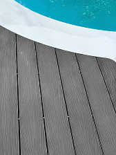 Террасная доска Decking Urban ДПК серый (дымчатый дуб)