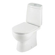 Унитаз-компакт Santek Остин с горизонтальным выпуском с сиденьем дюропласт микролифт белый (1.WH30.2.419)