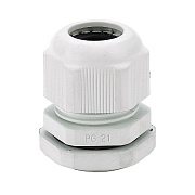 Сальник Dekraft PG 21 для кабеля диаметром 13-18 мм IP55 пластиковый белый (32155DEK)