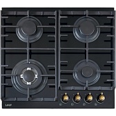 Варочная панель газовая Lauf PG-616BL classic 4 конфорки черная Варочная панель газовая Lauf PG-616BL classic 4 конфорки черная