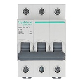 Автоматический выключатель модульный Systeme Electric City9 Set 3P 40А 4,5 кА 400 В (C9F34340)