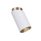 Светильник потолочный Arte Lamp Cone GU10 35 Вт 1 кв.м белый/золото IP20 (A5360PL-1WH)