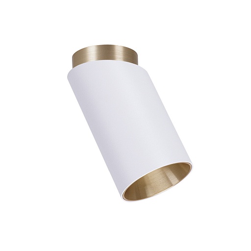 Светильник потолочный Arte Lamp Cone GU10 35 Вт 1 кв.м белый/золото IP20 (A5360PL-1WH)