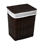 Корзина для белья WasserKraft Isar 470х350х550 мм 88,6 л коричневая (WB-130-L) Корзина для белья WasserKraft Isar 470х350х550 мм 88,6 л коричневая (WB-130-L)