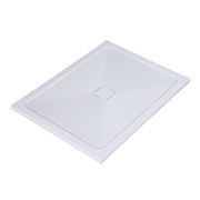 Поддон WasserKraft Dinkel искусственный камень 120х90х4 см прямоугольник белый низкий (58T07)
