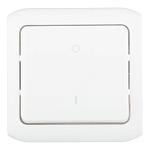 Выключатель Legrand Quteo 782309 одноклавишный открытая установка белый Выключатель Legrand Quteo 782309 одноклавишный открытая установка белый