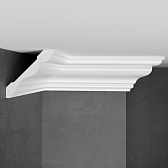 Плинтус потолочный из экополимера ударопрочный 77х77х2000 мм Stenopol C7154 Плинтус потолочный из экополимера ударопрочный 77х77х2000 мм Stenopol C7154