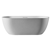 Ванна из искусственного камня Abber Frankfurt 170х75 см отдельностоящая с ножками (AM9941) Ванна из искусственного камня Abber Frankfurt 170х75 см отдельностоящая с ножками (AM9941)