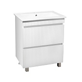 Тумба под раковину Модена 65 80 см напольная белая (00-00001452) Тумба под раковину Модена 65 80 см напольная белая (00-00001452)