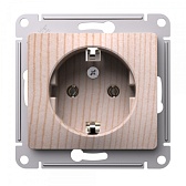Розетка Systeme Electric Glossa встраиваемая сосна (SE GSL001543) Розетка Systeme Electric Glossa встраиваемая сосна (SE GSL001543)