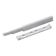 Толкатель мебельный для шкафа пластик белый (TLK-03-WT)