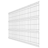 Секция заборная 3D Fine 2030х2500 мм d3,2 мм ячейка 60х235 мм графитовый серый RAL 7024 Grand Line Секция заборная 3D Fine 2030х2500 мм d3,2 мм ячейка 60х235 мм графитовый серый RAL 7024 Grand Line