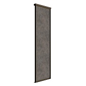 Дверь-купе 883x2552 мм бетон чикаго светлый/черный Elegant Дверь-купе 883x2552 мм бетон чикаго светлый/черный Elegant