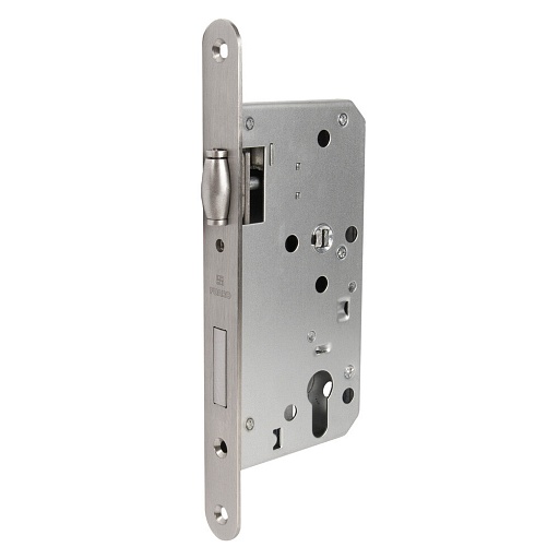 Замок врезной Fuaro DD.INOX-C-55.72-R для противопожарной двери под цилиндр хром Замок врезной Fuaro DD.INOX-C-55.72-R для противопожарной двери под цилиндр хром