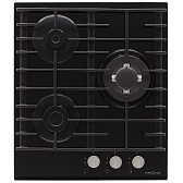 Варочная панель газовая Krona Hagel 45 BL W 3 конфорки черная