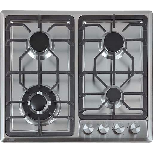 Варочная панель газовая Lauf PG-623 4 конфорки металлик