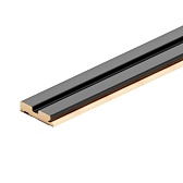 Профиль стартовый для панелей 66,5х16х2700 мм black lead рейка Профиль стартовый для панелей 66,5х16х2700 мм black lead рейка