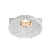 Светильник встраиваемый GU10 белый 35 Вт IP20 Maytoni Gyps Classic (DL278-1-01-W)