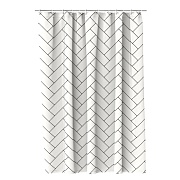 Штора для ванны Fora Амарилис 1800х1800 мм полиэстер белая (FOR-OL14)