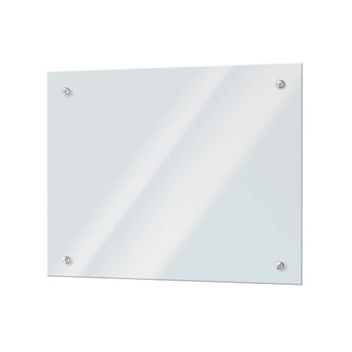 Панель стеновая закаленное стекло для кухни 500х600х4 мм прозрачная