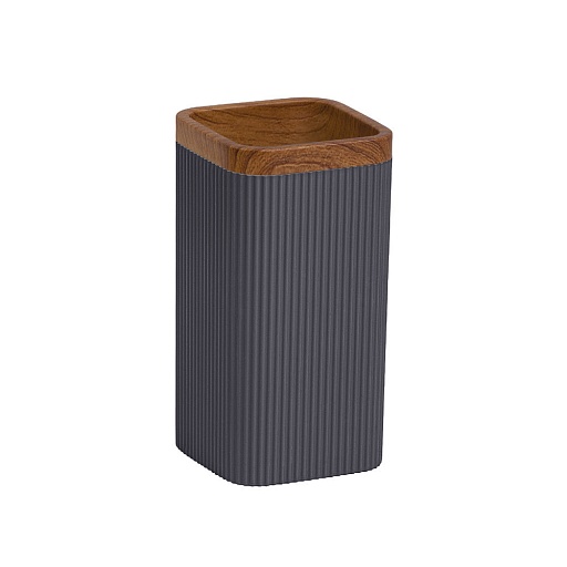 Стакан для ванной Fixsen Fog Gray настольный пластик серый (FX-472-3)