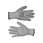 Перчатки нейлоновые 2 нити с полиуретановым покрытием антипорезные Technogloves Катлер серые 10 (XL) Перчатки нейлоновые 2 нити с полиуретановым покрытием антипорезные Technogloves Катлер серые 10 (XL)