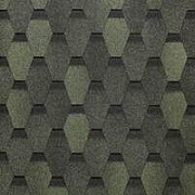 /Гибкая черепица Docke PIE EURASIA/ ШЕСТИГРАННИК/ Зелёный