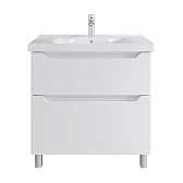 Комплект тумба с раковиной Sanstar Lanciano 80 см напольная белая (304.1-1.5.1.К) Комплект тумба с раковиной Sanstar Lanciano 80 см напольная белая (304.1-1.5.1.К)