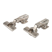 Петля мебельная Lemax prof Clip-on 105° накладная с эксцентриком и доводчиком (2 шт.)