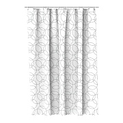 Штора для ванны Fora Мигнонет 1800х1800 мм полиэстер белая (FOR-OL04)